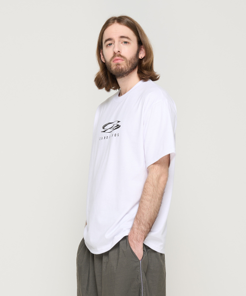 CARGOBROS(カーゴブロス)の「サークルロゴオーバー半袖Tシャツ(ホワイト)(Tシャツ/カットソー・メンズ・その他・S/M/L/2XL/XL)」の2枚目の写真