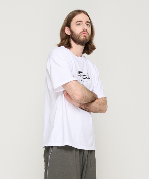 CARGOBROS(カーゴブロス)の「サークルロゴオーバー半袖Tシャツ(ホワイト)(Tシャツ/カットソー・メンズ・その他・S/M/L/2XL/XL)」の4枚目の写真