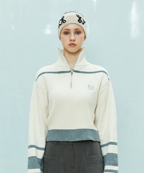 LARTIGENT(ラーティゼン)の「L9 HALF ZIP-UP KNIT(IVORY)(ニット/セーター・レディース・その他・FREE)」の5枚目の写真