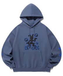 WEIRD RABBIT HOODIE_DEEP PURPLE(IK2DFMM426A)