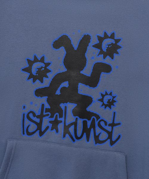 ISTKUNST(イストクンスト)の「WEIRD RABBIT HOODIE_DEEP PURPLE(IK2DFMM426A)(パーカー・レディース・その他・S/M/L)」の4枚目の写真