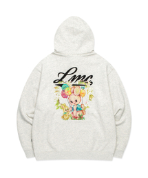 FLOWER BUNNIES HOODIE oatmeal