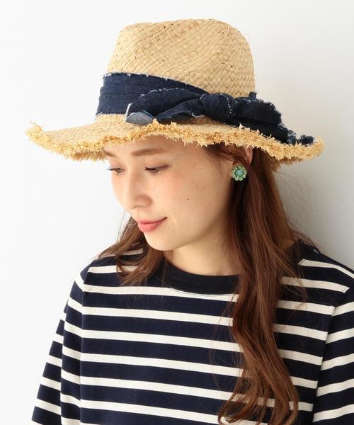 Another Edition（アナザーエディション）の「カットオフハット/ AEMFC CutOff HAT（ハット・レディース・ライトブルー/ネイビー・フリー）」の2枚目の写真