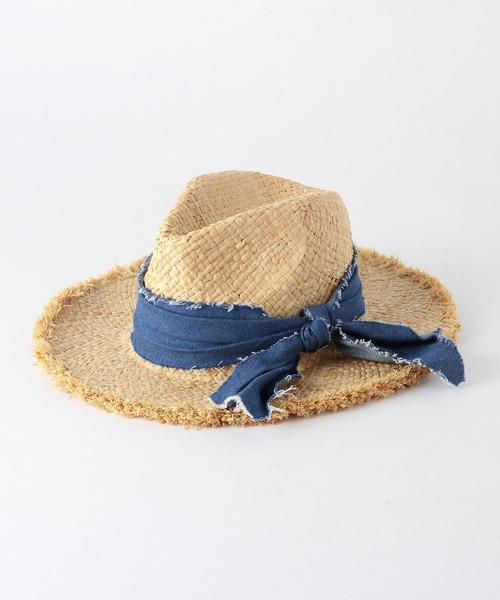 Another Edition（アナザーエディション）の「カットオフハット/ AEMFC CutOff HAT（ハット・レディース・ライトブルー/ネイビー・フリー）」の4枚目の写真