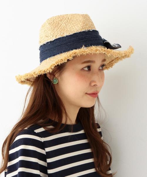 Another Edition（アナザーエディション）の「カットオフハット/ AEMFC CutOff HAT（ハット・レディース・ライトブルー/ネイビー・フリー）」の6枚目の写真
