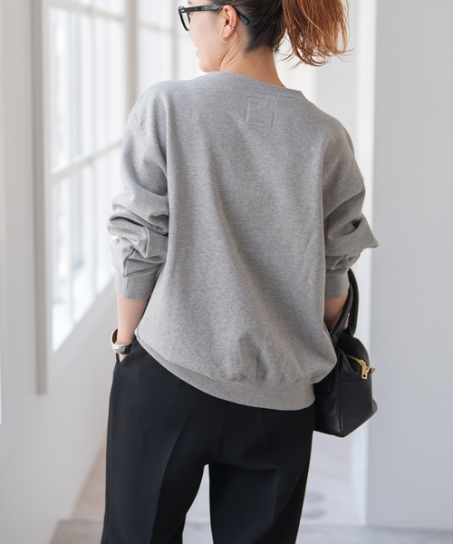 追加3》La Hutte / ラ ユット 別注Vネックスウェット*（スウェット