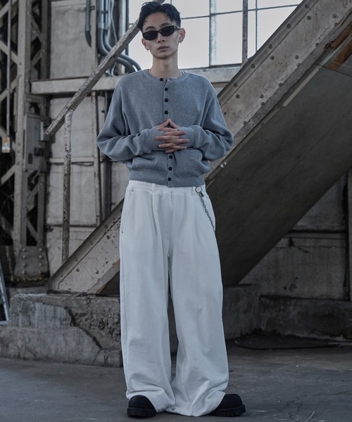 LANDNESS（ランドネス）の「【LANDNESS/ランドネス】MICRO RIB CARDIGAN/マイクロリブカーディガン（カーディガン/ボレロ・メンズ・ブラック/ブルー/グレー・L/M）」の15枚目の写真