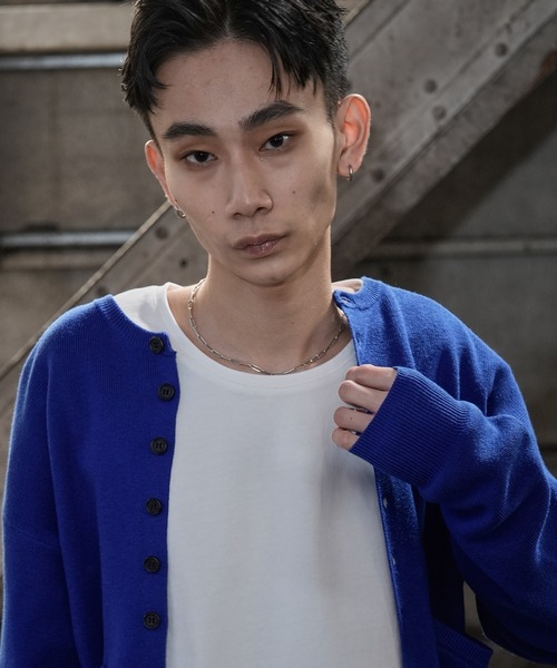 LANDNESS(ランドネス)の「【LANDNESS/ランドネス】MICRO RIB CARDIGAN/マイクロリブカーディガン(カーディガン/ボレロ・メンズ・ブラック/ブルー/グレー・L/M)」の22枚目の写真