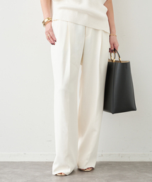 Deuxieme Classe | *トリアセジョーゼット タックパンツ(スラックス)