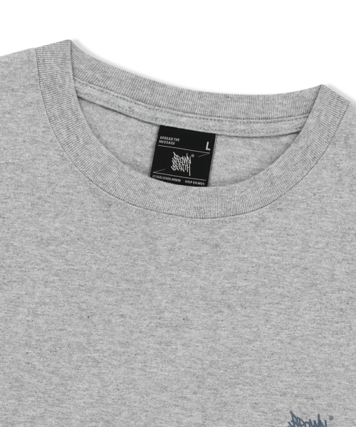 BROWNBREATH(ブラウンブレス)の「PAISLEY TAG LONGSLEEVE - MELANGE GREY(Tシャツ/カットソー・レディース・その他・SMALL/MEDIUM/LARGE/X-LARGE/2XL)」の3枚目の写真