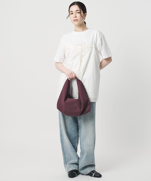 BEAUTY&YOUTH UNITED ARROWS（ビューティーアンドユースユナイテッドアローズ）の「メタル バックル 2WAY ショルダーバッグ（ショルダーバッグ・レディース・ブラック/その他1/ワインレッド・FREE）」の14枚目の写真