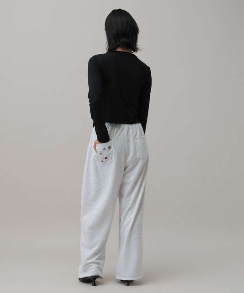 3.3 Field Trip （3.3フィールドトリップ）の「3.3 Field Trip／フロントリボンカーディガン（カーディガン/ボレロ・レディース・ホワイト/ブラック/ブルー・FREE）」の13枚目の写真