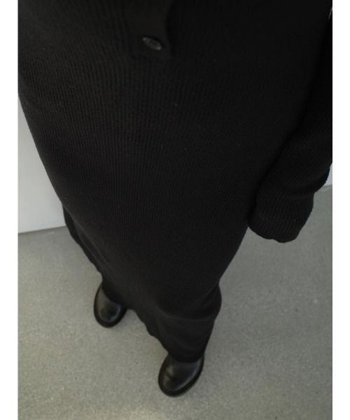 amel（エイメル）の「ヘンリーネックリブニットロングドレス / ブラック（ワンピース・レディース・ブラック・FREE）」の14枚目の写真