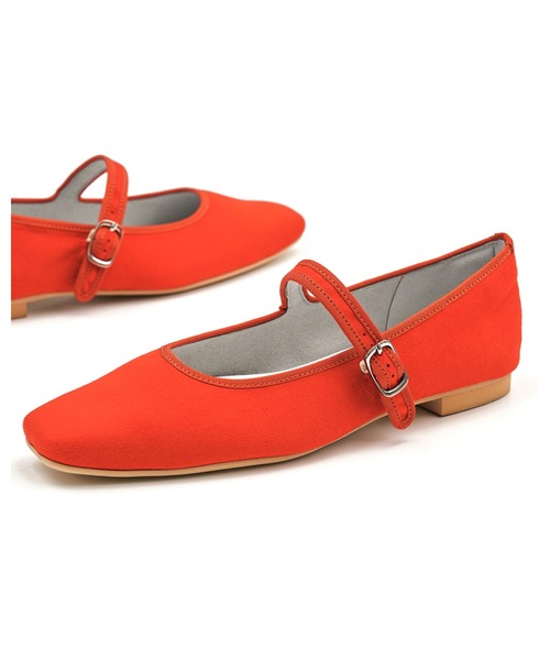 Emma Francis（エマフランシス）の「フラット メリージェーン（パンプス・レディース・オレンジ/ブラック/ブルー/シルバー・24.0cm/23.0cm/22.5cm/23.5cm/22.0cm/25.0cm/24.5cm）」の13枚目の写真