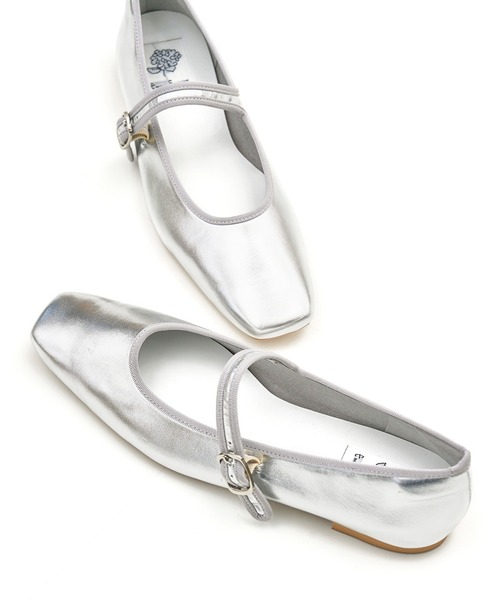 Emma Francis（エマフランシス）の「フラット メリージェーン（パンプス・レディース・オレンジ/ブラック/ブルー/シルバー・24.0cm/23.0cm/22.5cm/23.5cm/22.0cm/25.0cm/24.5cm）」の16枚目の写真