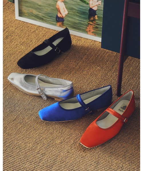 Emma Francis（エマフランシス）の「フラット メリージェーン（パンプス・レディース・オレンジ/ブラック/ブルー/シルバー・24.0cm/23.0cm/22.5cm/23.5cm/22.0cm/25.0cm/24.5cm）」の17枚目の写真