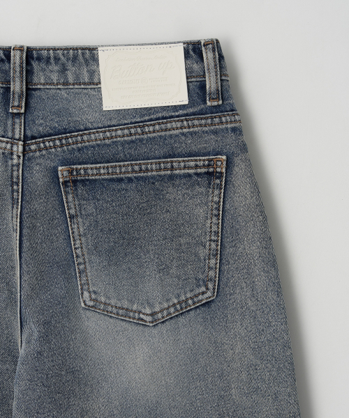 BUTTON UP(ボタンアップ)の「ヴィンテージオールサンドウォッシュドワイドデニムパンツ(デニムパンツ・レディース・その他・SMALL/MEDIUM/LARGE)」の5枚目の写真