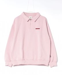 VANS（バンズ）の「VANSアパレル(WJ) ヴァンズ W Embroidery logo halfzipsweat スウェット 126R3050401 ABC-MART限定 PINK（スウェット）」