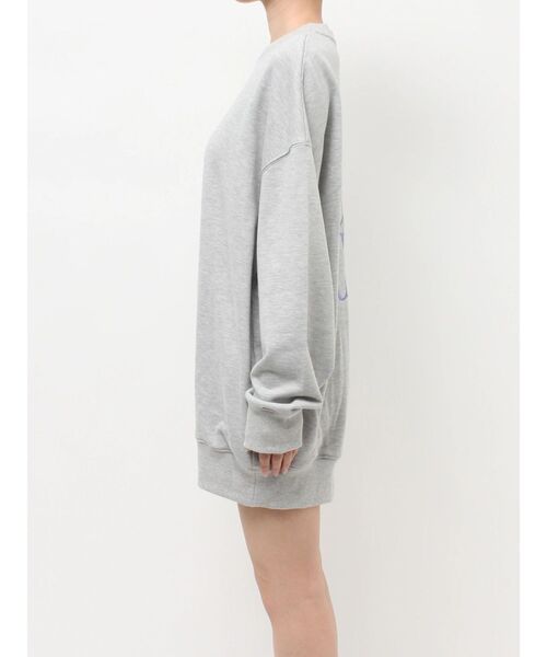 EVRIS（エヴリス）の「THE EVRIS CLUB BIG スウェットトップス（スウェット・レディース・ブラック/グレー/ブルー・FREE）」の5枚目の写真