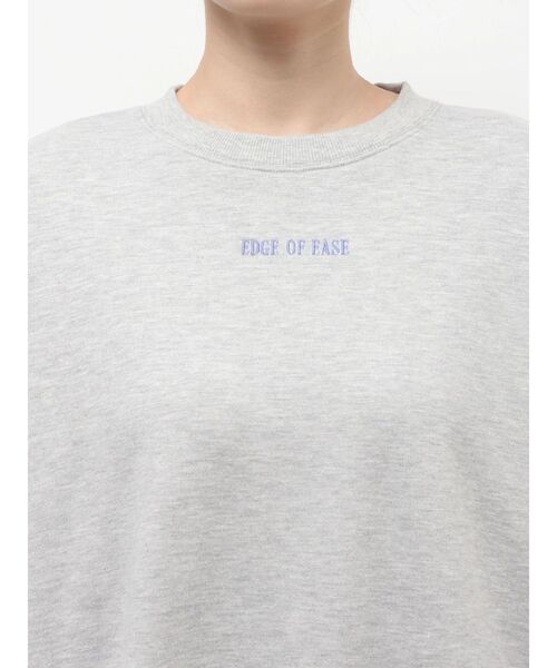 EVRIS（エヴリス）の「THE EVRIS CLUB BIG スウェットトップス（スウェット・レディース・ブラック/グレー/ブルー・FREE）」の7枚目の写真