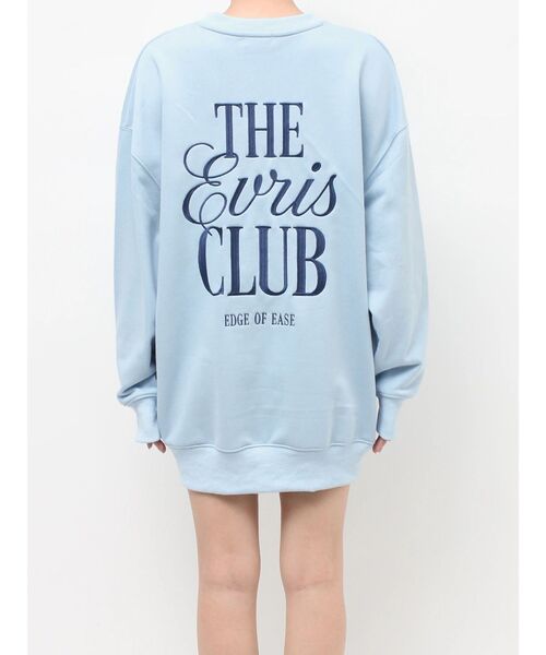 EVRIS（エヴリス）の「THE EVRIS CLUB BIG スウェットトップス（スウェット・レディース・ブラック/グレー/ブルー・FREE）」の13枚目の写真