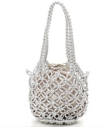 METALLIC CORD TOTE