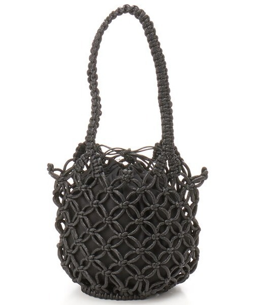 CACHELLIE（カシェリエ）の「METALLIC CORD TOTE（トートバッグ・レディース・ブラック/シルバー/ゴールド・FREE）」の4枚目の写真