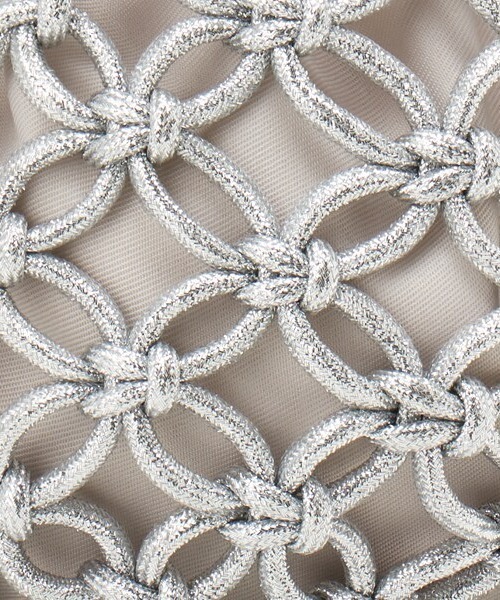 CACHELLIE（カシェリエ）の「METALLIC CORD TOTE（トートバッグ・レディース・ブラック/シルバー/ゴールド・FREE）」の6枚目の写真