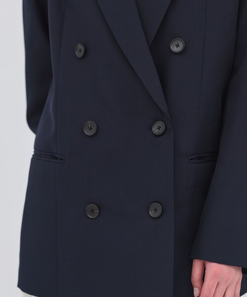 【26ss 新品】journal standatrd ダブルブレスト ジャケット T/W ダブルブレスト ブレザー（テーラードジャケット）｜JOURNAL