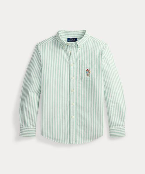 POLO RALPH LAUREN CHILDRENSWEAR(ポロ ラルフ ローレン チルドレンズウェア)の「Polo ベア コットン オックスフォード シャツ(シャツ/ブラウス・キッズ・マルチ・L/S/XL/M)」の7枚目の写真