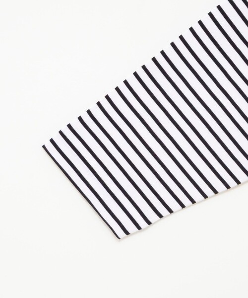 NOLLEY’S（ノーリーズ）の「【nolnol/ノルノル】ウォッシャブルシルケットボーダーショートT（Tシャツ/カットソー・レディース・ブルー系その他3/ブルー系その他4/ホワイト系その他4/ベージュ系その他3・38）」の8枚目の写真