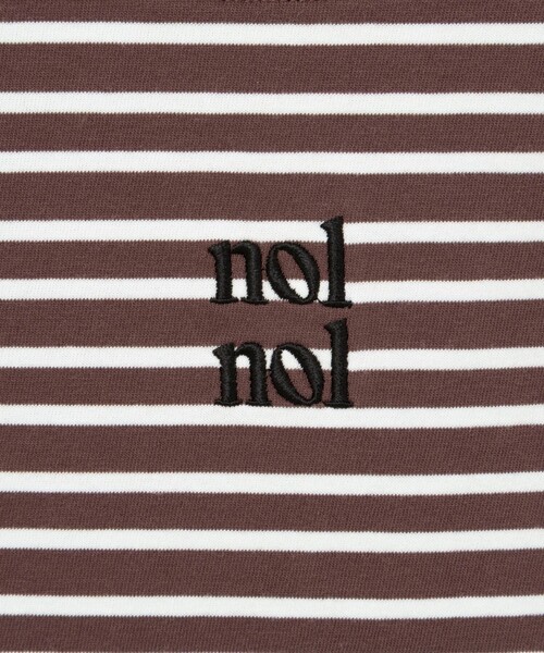 NOLLEY’S（ノーリーズ）の「【nolnol/ノルノル】ウォッシャブルシルケットボーダーショートT（Tシャツ/カットソー・レディース・ブルー系その他3/ブルー系その他4/ホワイト系その他4/ベージュ系その他3・38）」の7枚目の写真