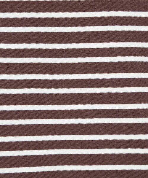 NOLLEY’S（ノーリーズ）の「【nolnol/ノルノル】ウォッシャブルシルケットボーダーショートT（Tシャツ/カットソー・レディース・ブルー系その他3/ブルー系その他4/ホワイト系その他4/ベージュ系その他3・38）」の6枚目の写真