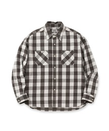 CALEE（キャリー）の「VINTAGE TYPE BLOCK CHECK SH（シャツ/ブラウス）」