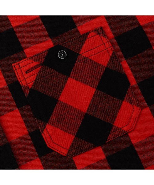 CALEE（キャリー）の「VINTAGE TYPE BLOCK CHECK SH（シャツ/ブラウス・メンズ・ブラック×ホワイト/ブラック×レッド・MEDIUM/LARGE/X-LARGE）」の7枚目の写真