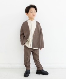 RIO（リオ）の「【3点セット】ノーカラージャケットセットアップ（スーツセット）」