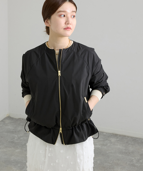 IENA(イエナ)の「WOOLRICH/ウールリッチ CITY BONBER(その他アウター・レディース・ブラック・38/36)」の4枚目の写真