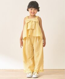 Lycee mine（リセマイン）の「【セットアップ】リボン付きキャミトップス・ゆったりパンツセットアップ（セットアップ）」