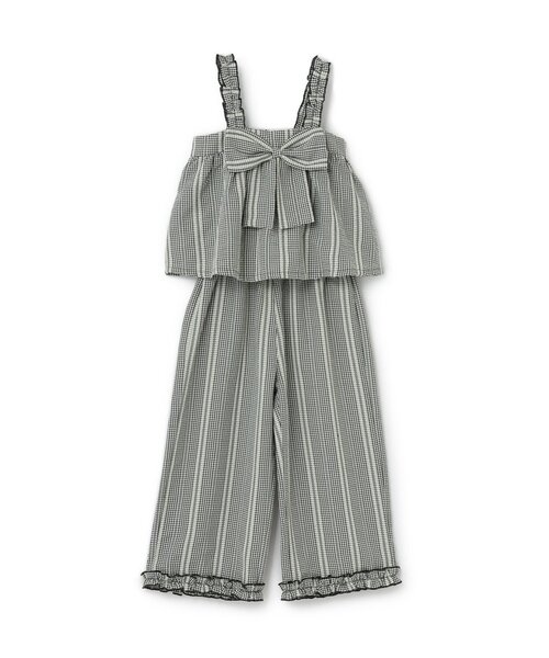 Lycee mine(リセマイン)の「【セットアップ】リボン付きキャミトップス・ゆったりパンツセットアップ【Lycee mine バレエシリーズ】(セットアップ・キッズ・ブルー/ブラック/レッド/ベージュ/マスタード・120cm/130cm/140cm/150cm/100cm/110cm)」の16枚目の写真