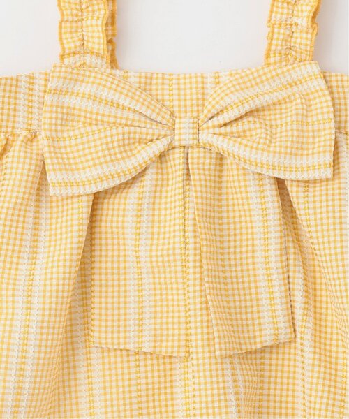 Lycee mine(リセマイン)の「【セットアップ】リボン付きキャミトップス・ゆったりパンツセットアップ【Lycee mine バレエシリーズ】(セットアップ・キッズ・ブルー/ブラック/レッド/ベージュ/マスタード・120cm/130cm/140cm/150cm/100cm/110cm)」の12枚目の写真