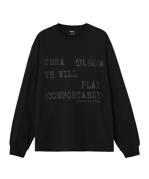 URBANAGE（アーバンエイジ）の「ALIVE ロングスリーブチャコール（Tシャツ/カットソー・レディース・その他・MEDIUM/LARGE）」の5枚目の写真