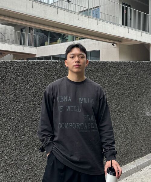 URBANAGE(アーバンエイジ)の「ALIVE ロングスリーブチャコール(Tシャツ/カットソー・レディース・その他・MEDIUM/LARGE)」の8枚目の写真