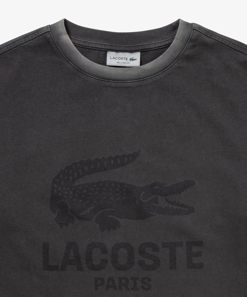 LACOSTE(ラコステ)の「ヴィンテージエフェクト ロゴTシャツ(Tシャツ/カットソー・メンズ・ダークアッシュ/イエロー/グレイッシュブルー/ピンク・3/5/4/2)」の14枚目の写真