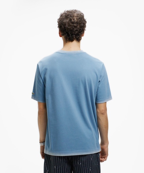 LACOSTE(ラコステ)の「ヴィンテージエフェクト ロゴTシャツ(Tシャツ/カットソー・メンズ・ダークアッシュ/イエロー/グレイッシュブルー/ピンク・3/5/4/2)」の20枚目の写真