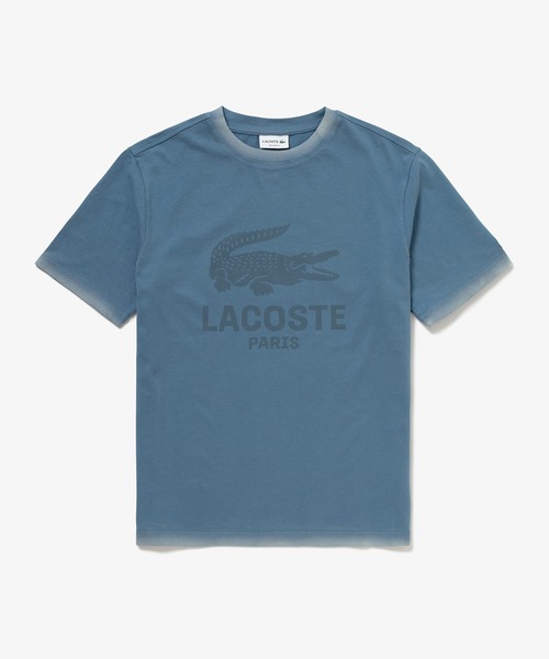 LACOSTE(ラコステ)の「ヴィンテージエフェクト ロゴTシャツ(Tシャツ/カットソー・メンズ・ダークアッシュ/イエロー/グレイッシュブルー/ピンク・3/5/4/2)」の22枚目の写真