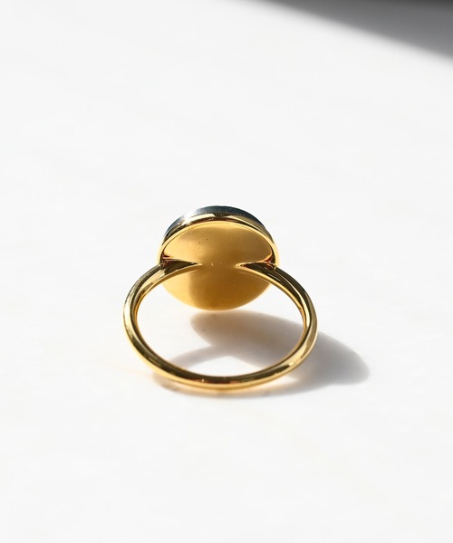 sowi（ソーイ）の「高級感と存在感あふれる｜SV925　マラカイト ゴールドリング（リング・レディース・ゴールド・#13）」の5枚目の写真