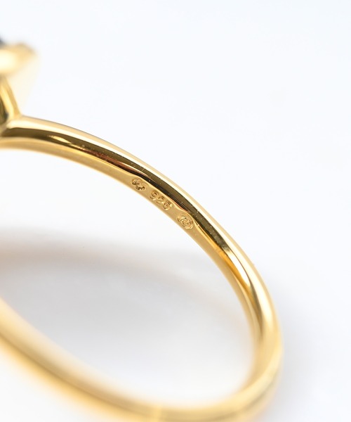 sowi（ソーイ）の「高級感と存在感あふれる｜SV925　マラカイト ゴールドリング（リング・レディース・ゴールド・#13）」の6枚目の写真