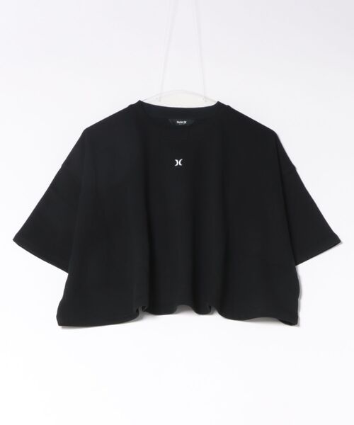 Hurley (ハーレー)の「Hurley/ハーレー 半袖 スウェット レディース TERRY ICON CRPPD SHORT SL WCSS261021(Tシャツ/カットソー・レディース・ブラック/グレイッシュブルー/アッシュ・M)」の8枚目の写真