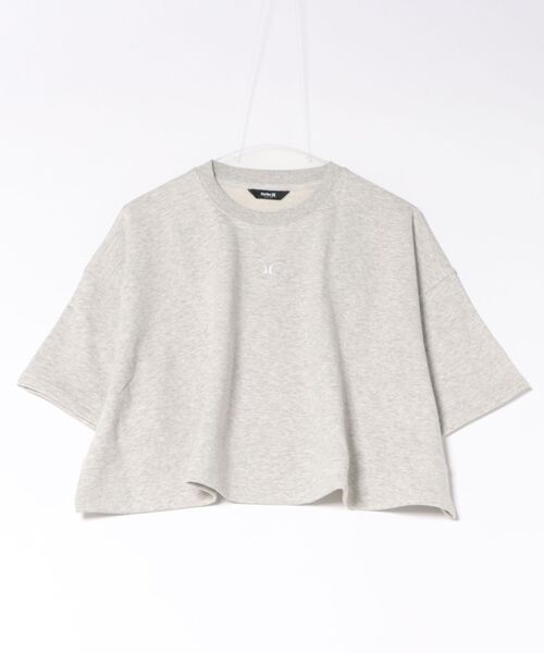 Hurley (ハーレー)の「Hurley/ハーレー 半袖 スウェット レディース TERRY ICON CRPPD SHORT SL WCSS261021(Tシャツ/カットソー・レディース・ブラック/グレイッシュブルー/アッシュ・M)」の12枚目の写真