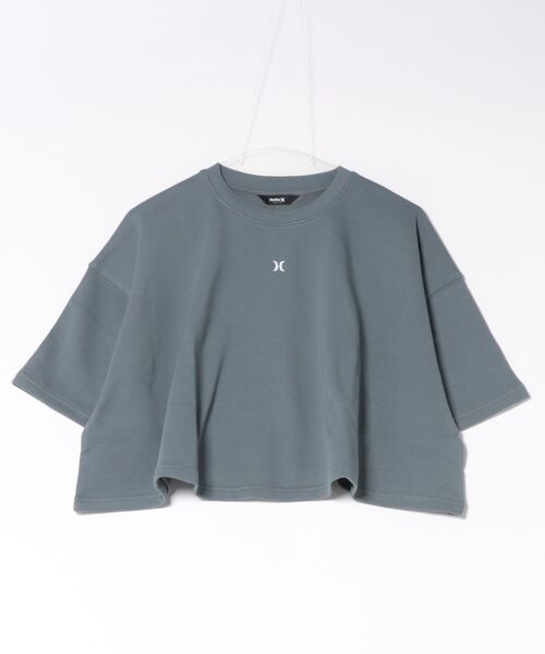Hurley (ハーレー)の「Hurley/ハーレー 半袖 スウェット レディース TERRY ICON CRPPD SHORT SL WCSS261021(Tシャツ/カットソー・レディース・ブラック/グレイッシュブルー/アッシュ・M)」の17枚目の写真